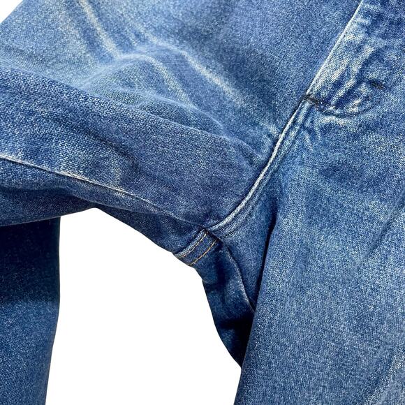 Vintage 90s Men’s Wrangler Jeans Western Straight Leg Denim Blue 38x30 - Picture 4 of 9